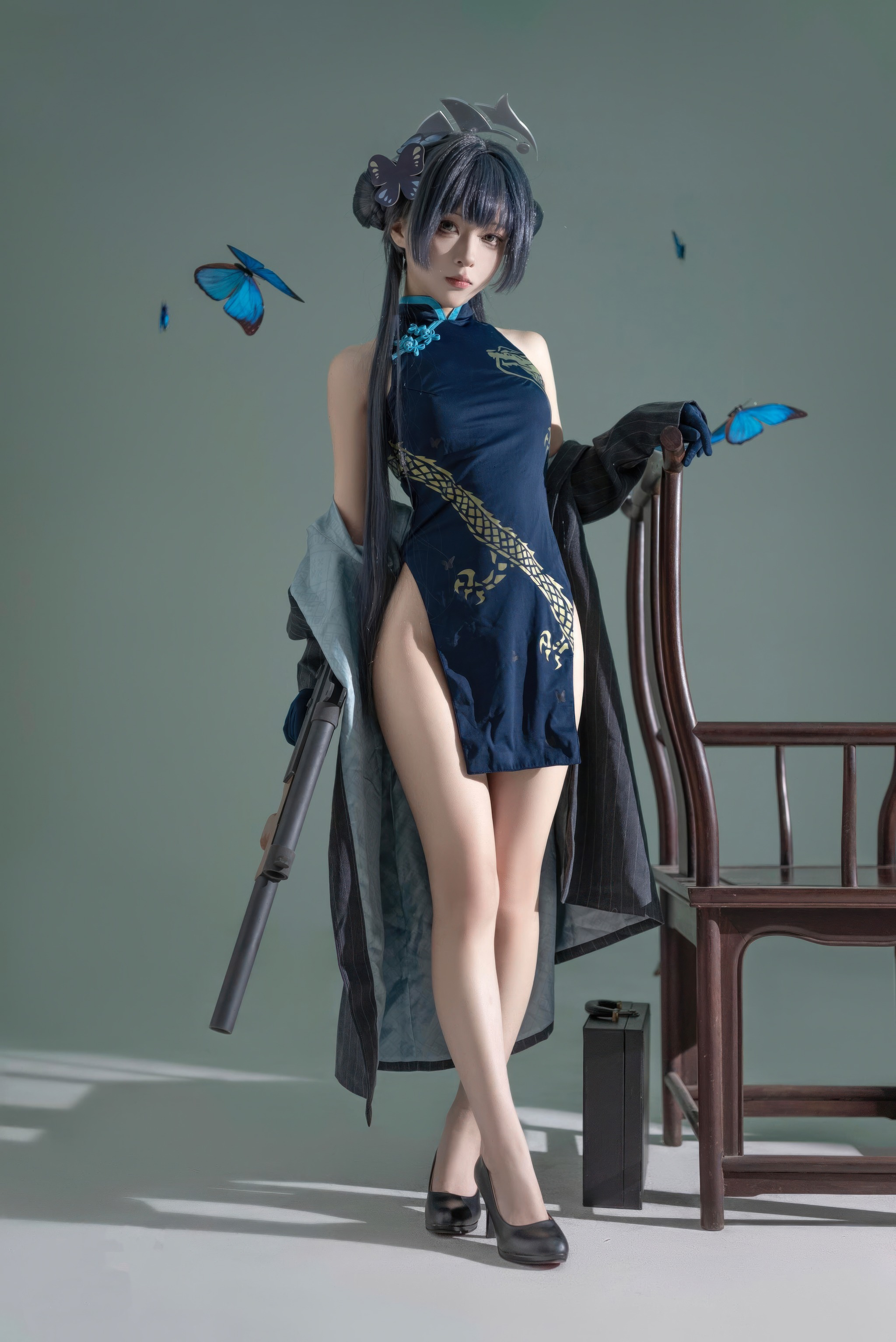 图片[1]-矢量鱼 – NO.025 蔚蓝档案 龙华妃咲[24P]-XikXak